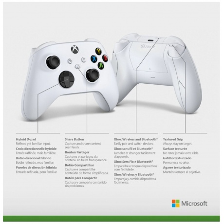 Геймпад Microsoft Xbox  Robot White (QAS-00009) - фото 11