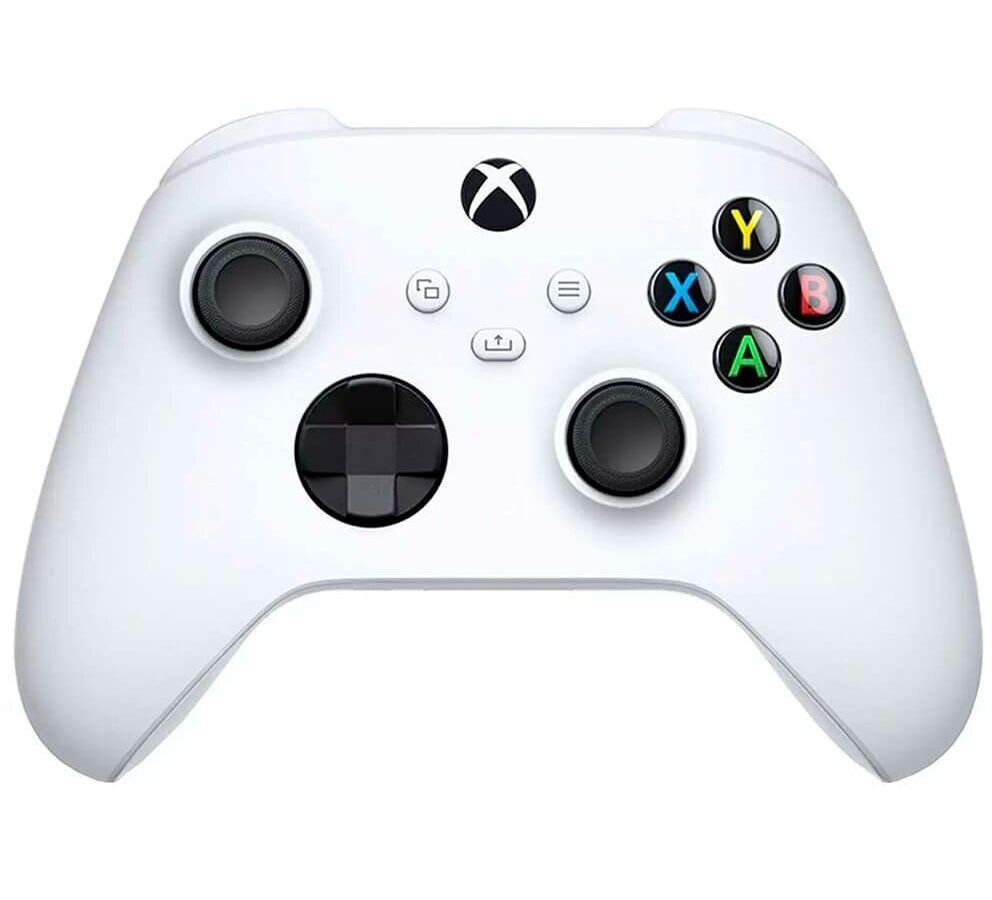 Геймпад Microsoft Xbox Robot White (QAS-00009) jcd запасные кнопки abxy для беспроводного контроллера microsoft xbox серии x s
