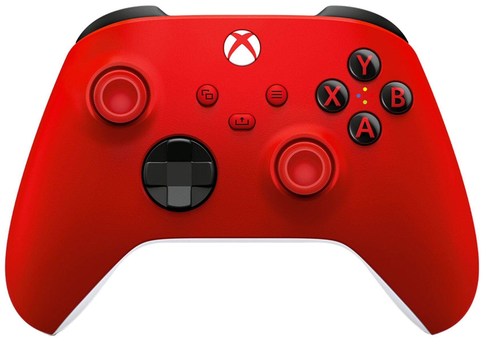 Геймпад Microsoft Xbox Series X|S Wireless Controller, Pulse Red (QAU-00012) jcd запасные кнопки abxy для беспроводного контроллера microsoft xbox серии x s