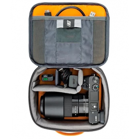 Сумка для фотоаппарата LowePro GearUp Camera Box Medium Grey LP37145-PWW - фото 8