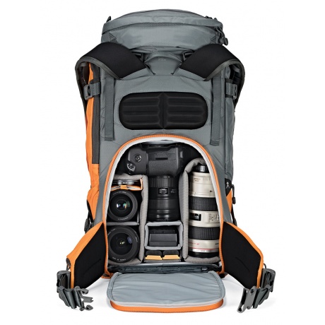 Рюкзак LowePro Powder BP 500 AW (серый/оранжевый) - фото 11