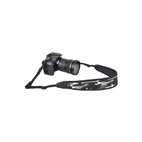 Ремень JJC NS-M1YGR для беззеркальных фотоаппаратов, неопрен, серый камуфляж - фото 2