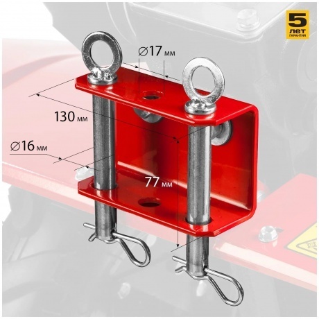 Мотоблок бензиновый Зубр МТБ-400 - фото 6