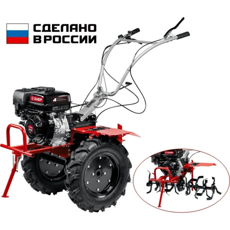 Мотоблок с ЗУБР МТШ-600, 9 л.с