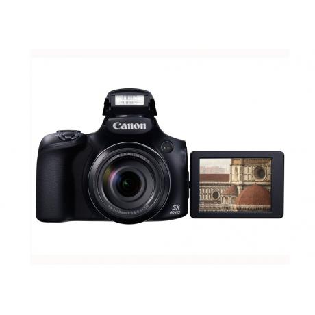 Цифровой фотоаппарат Canon PowerShot SX60 HS Black - фото 3