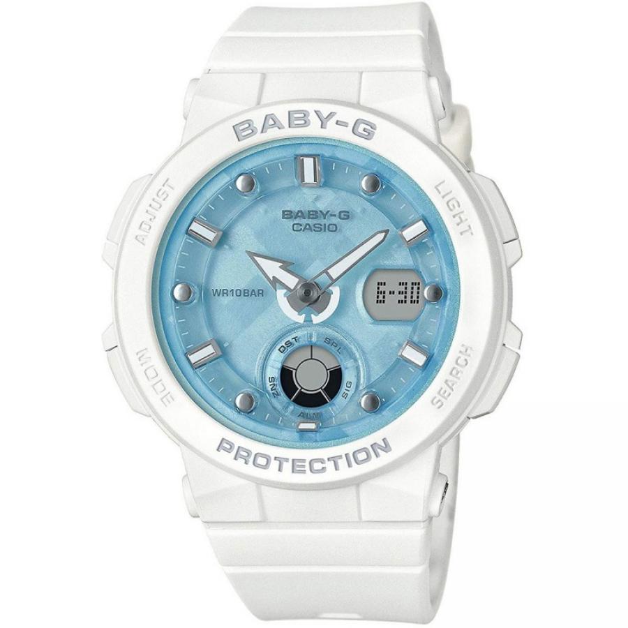 Наручные часы Casio BGA-250-7A1, цвет белый - фото 1