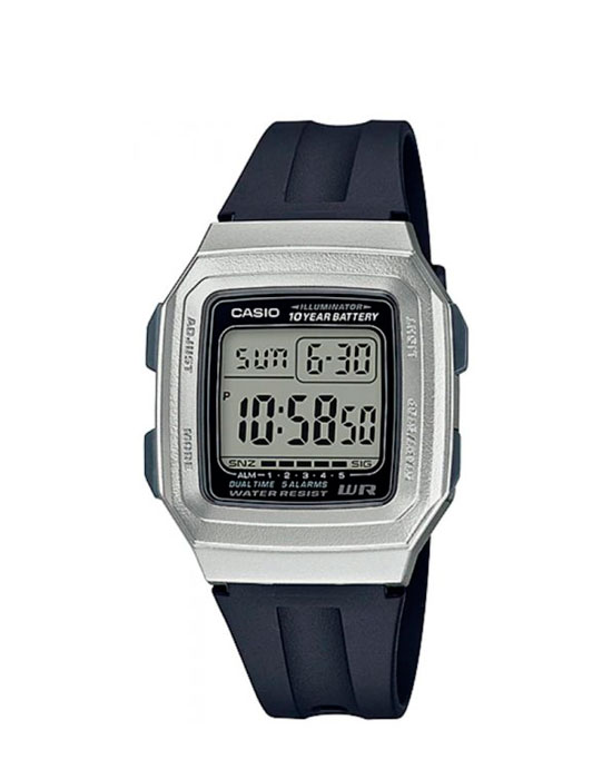 Наручные часы Casio F-201WAM-7AVEF, цвет серебристый - фото 1