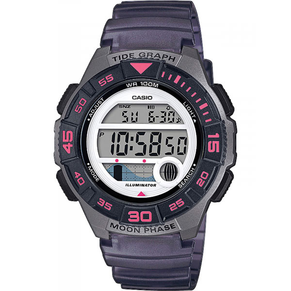 Наручные часы Casio LWS-1100H-8AVEF, цвет комбинированный - фото 1