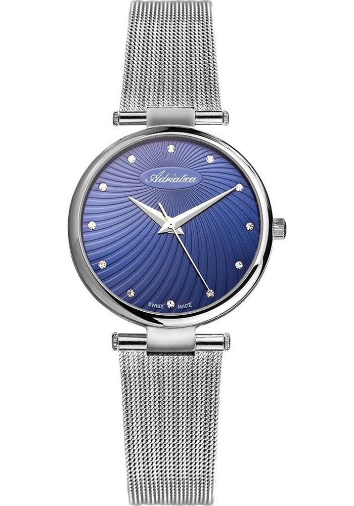 Наручные часы Adriatica A3689.5145Q роскошные женские наручные часы браслет часы модные женские часы унисекс нержавеющая сталь стразы кварцевые наручные часы для женщин