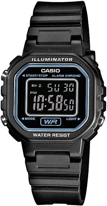 Наручные часы Casio LA-20WH-1B, цвет черный - фото 1