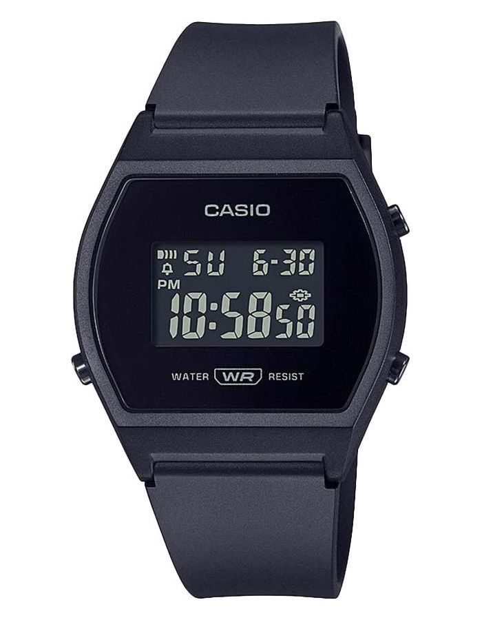 Наручные часы Casio LW-204-1BEF, цвет черный - фото 1