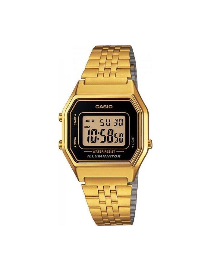 Наручные часы Casio Illuminator LA680WEGA-1E, цвет золотой