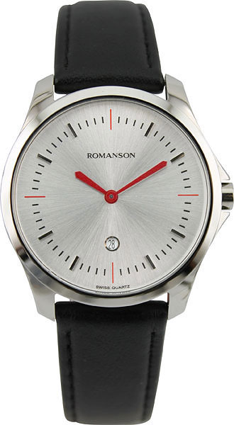 Наручные часы Romanson TL4214UUW(WH)BK, цвет серебристый
