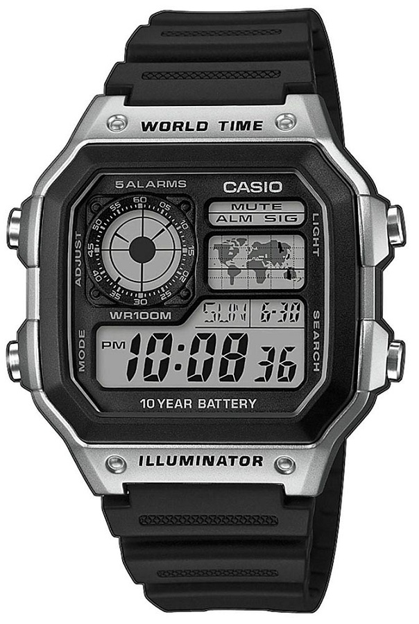Наручные часы Casio AE-1200WH-1CVEF от Kotofoto