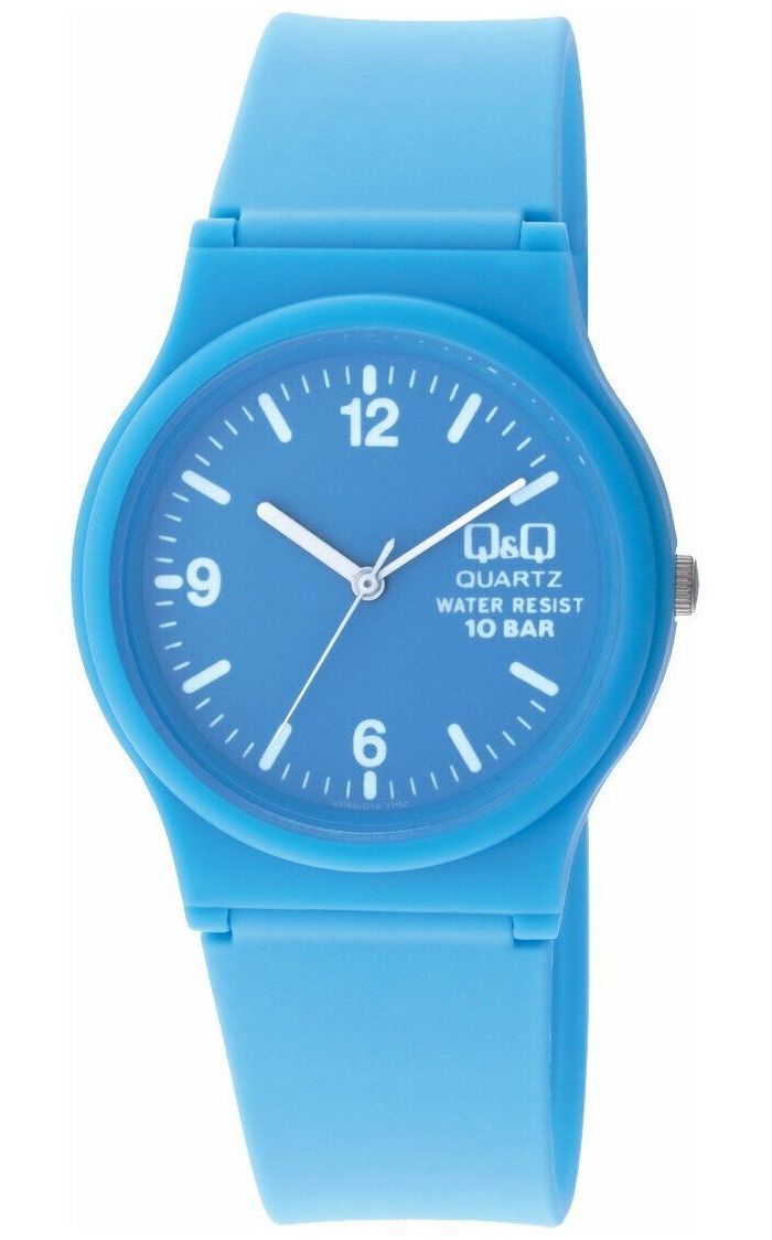 Наручные часы Q&Q VP46-014, цвет голубой