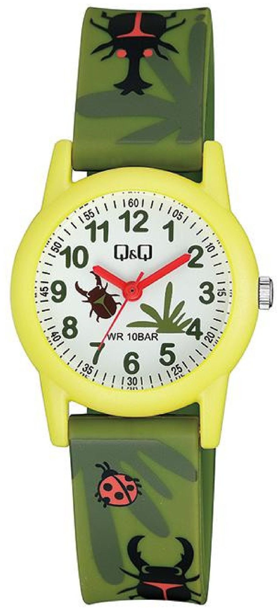 Наручные часы Q&Q VR99-016, цвет желтый - фото 1