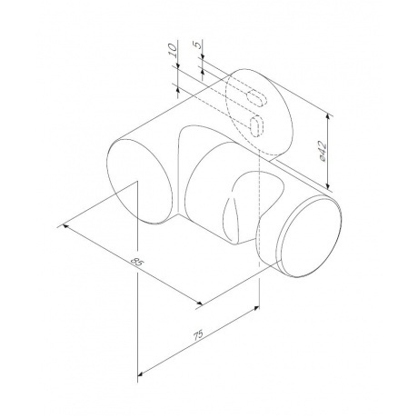 Держатель для душа настенный AM.PM F0500864 хром - фото 2