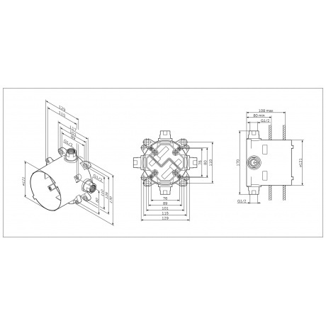 Универсальный базовый модуль AM.PM MultiDock F100100 - фото 2