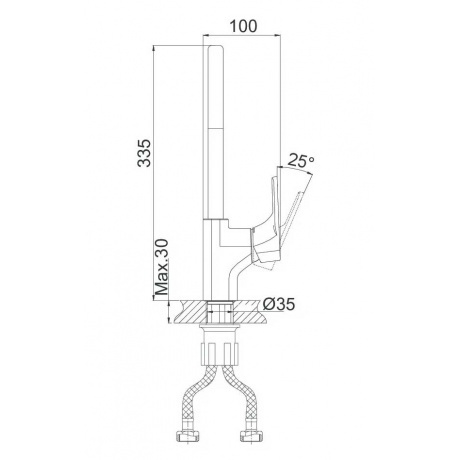 Смеситель для кухни D&amp;K Berlin Kunste (DA1432413) - фото 5