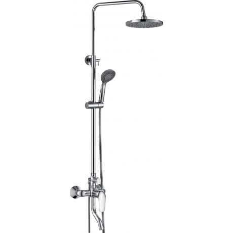 

Тропическая душевая система RUSH со смесителем для ванны с поворотным изливом, хром (ST4235-11)