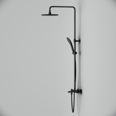 Душевая система с термостатом AM.PM Like F0780522 черный - фото 2