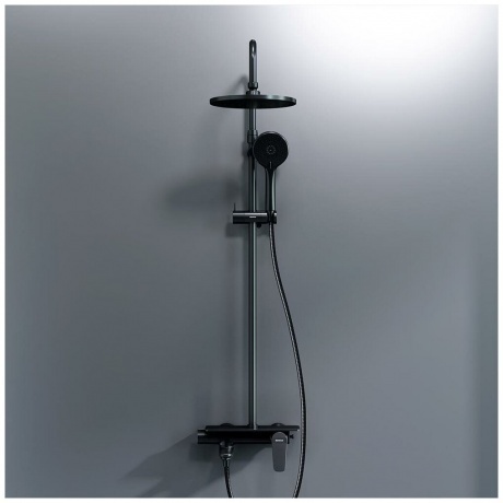 Душевая стойка Damixa Jupiter 977730300 черный - фото 4