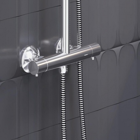 Душевая система с термостатом Damixa Jupiter 977800000 хром - фото 4