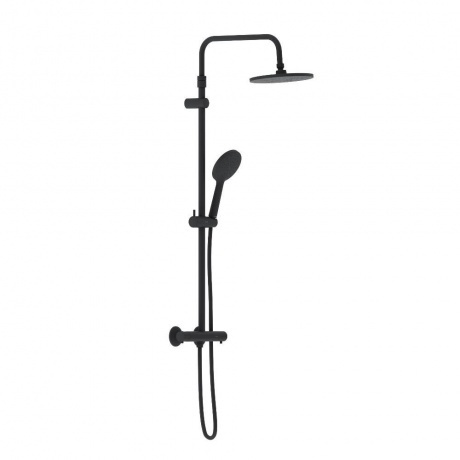 

Душевая система с термостатом Damixa Jupiter 977800300 черный матовый
