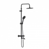Душевая система с термостатом Damixa Jupiter 977810300 черный матовый