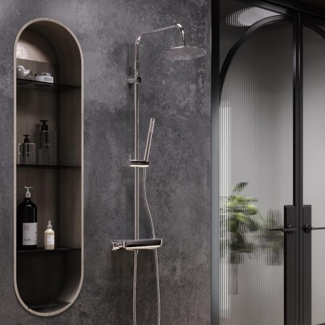 Душевая система с термостатом Damixa Scandinavian Pure 936750000 хром - фото 2