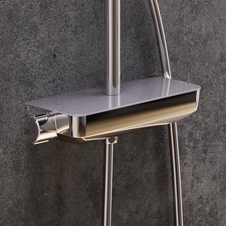 Душевая система с термостатом Damixa Scandinavian Pure 936750000 хром - фото 4