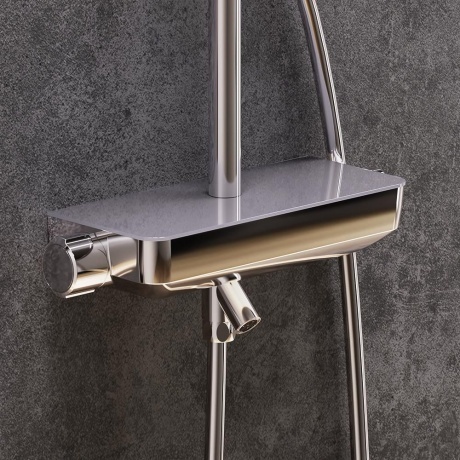 Душевая система с термостатом Damixa Scandinavian Pure 936760000 хром - фото 4