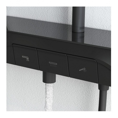 Душевая система с термостатом AM.PM Func F078F322 черный - фото 9