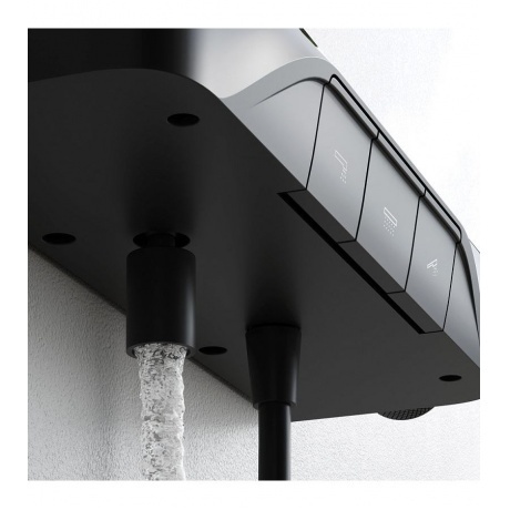 Душевая система с термостатом AM.PM Func F078F322 черный - фото 10