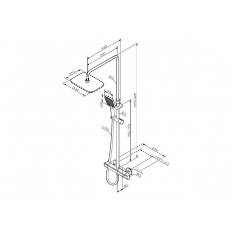 Душевая система с термостатом AM.PM Func F078F400 хром - фото 2