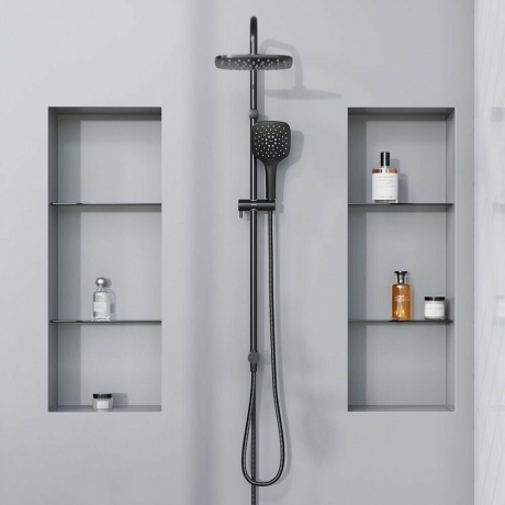Душевая система Damixa Eclipse 931000300 черный - фото 15