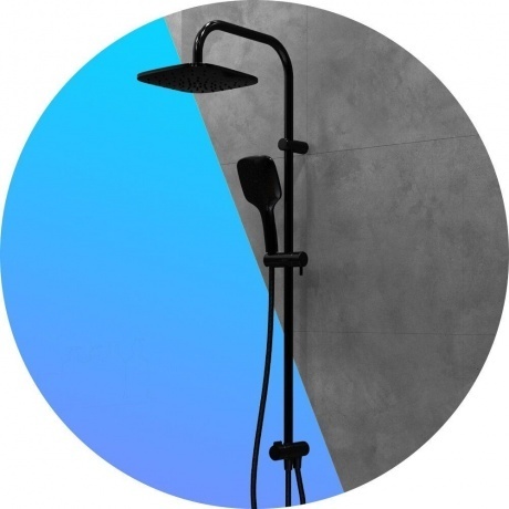 Душевая система Damixa Eclipse 931000300 черный - фото 9