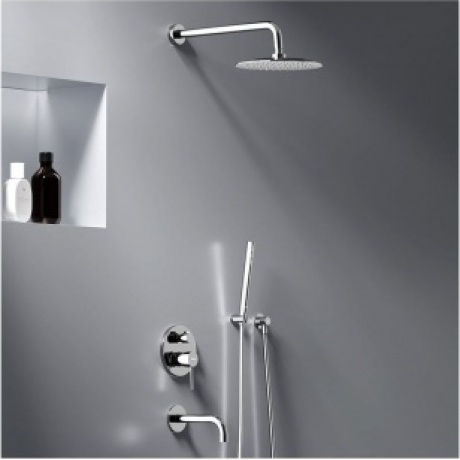 Душевая система встраиваемая Damixa Scandinavian Pure 936510000 хром - фото 8