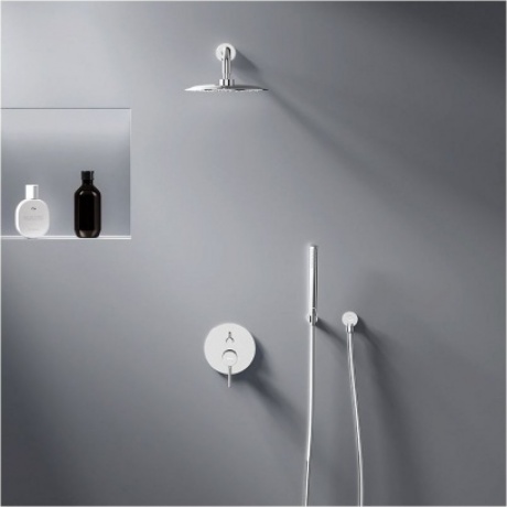 Душевая система встраиваемая Damixa Scandinavian Pure 936520000 хром - фото 10
