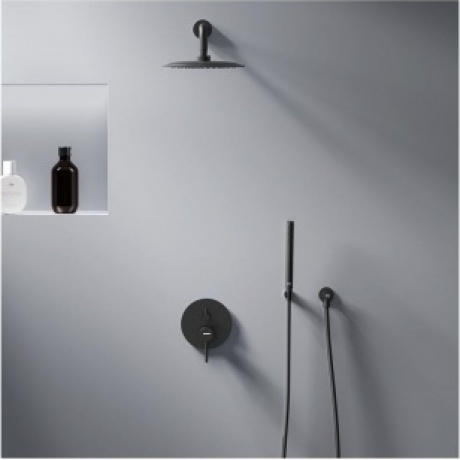 Душевая система встраиваемая Damixa Scandinavian Pure 936520300 черный - фото 15