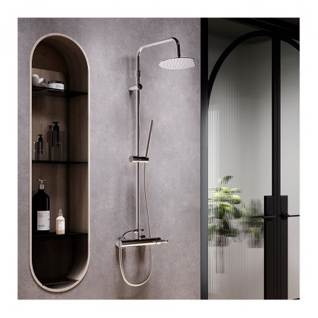 936710000 Scandinavian Pure душевая система с душевым смесителем, хром - фото 11