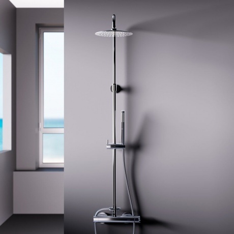 936710000 Scandinavian Pure душевая система с душевым смесителем, хром - фото 6