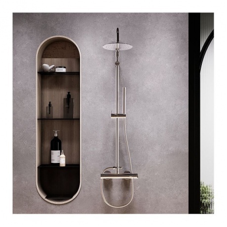 936710000 Scandinavian Pure душевая система с душевым смесителем, хром - фото 10