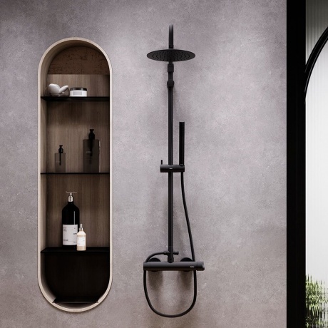 Душевая система Damixa Scandinavian Pure 936710300 черный - фото 7