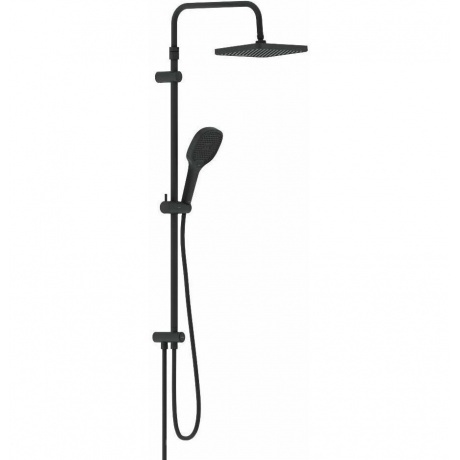 

940000300 Merkur душ.система: верх.душ 310*200 мм, ручн.душ 3 ф-ции 130*250 мм, штанга 1050-1450, че