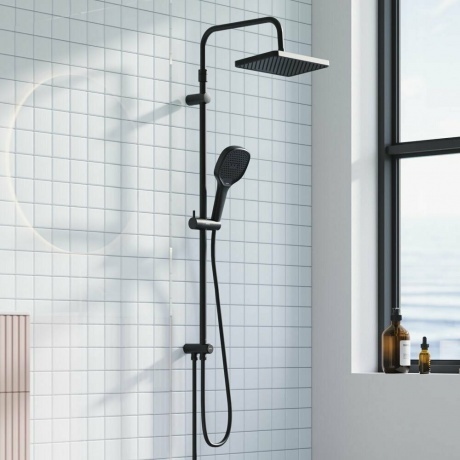 Душевая система Damixa Merkur 940000300 черный - фото 6