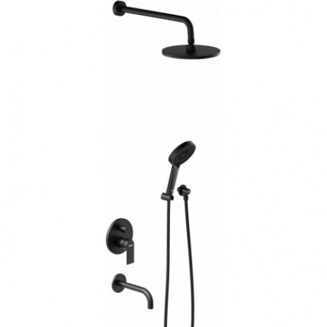 Душевая система встраиваемая Damixa Apollo 947510300 чёрный