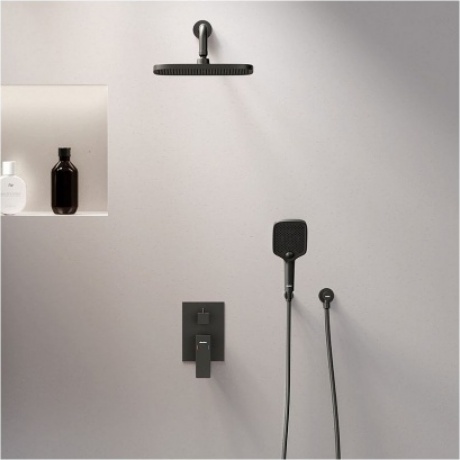 Душевая система встраиваемая Damixa Gala 953520300 черный - фото 5