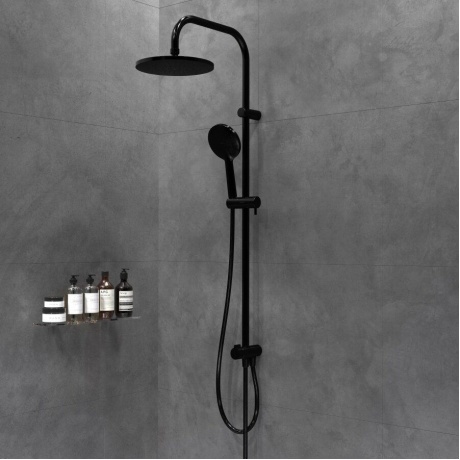 Душевая система встраиваемая Damixa Jupiter 977000300 черный - фото 9