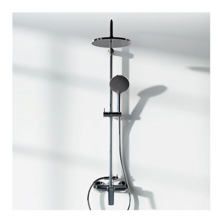 977710000 Jupiter душевая система с душевым смесителем, хром - фото 3